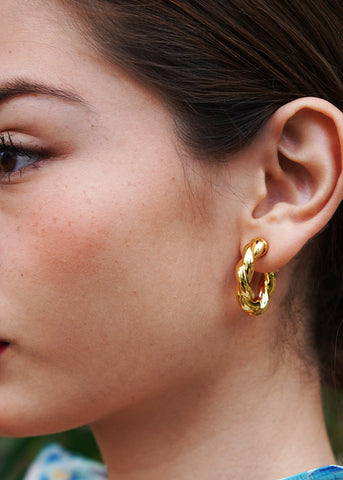 The "Kennedy" Stone hoops